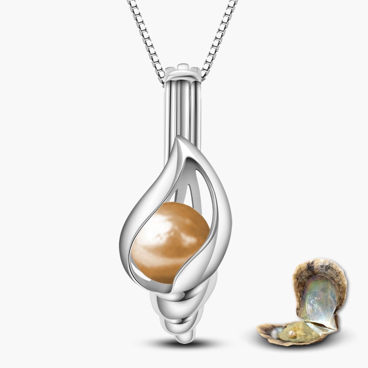 Collier Coquille + Huître