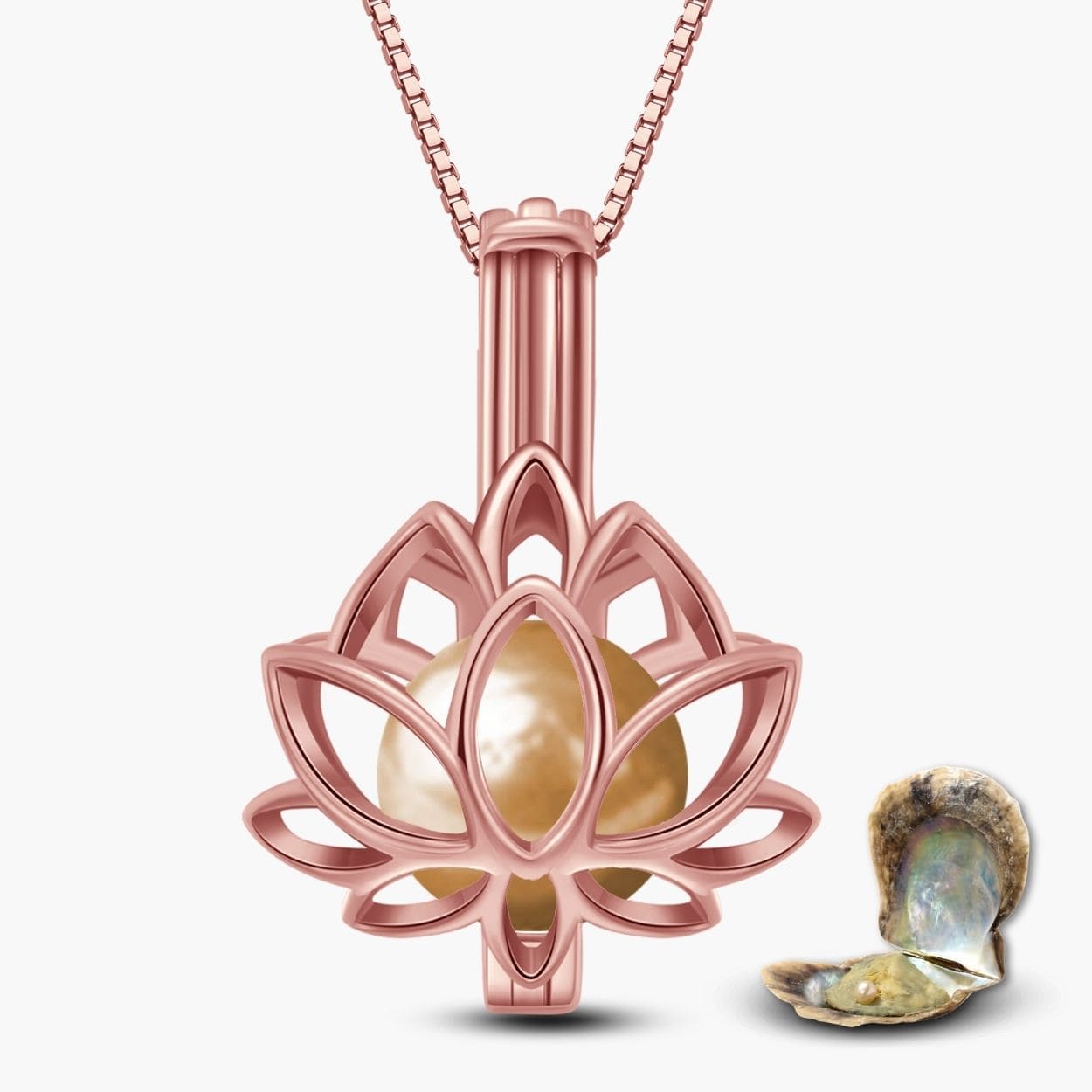 Collier Lotus + Huître