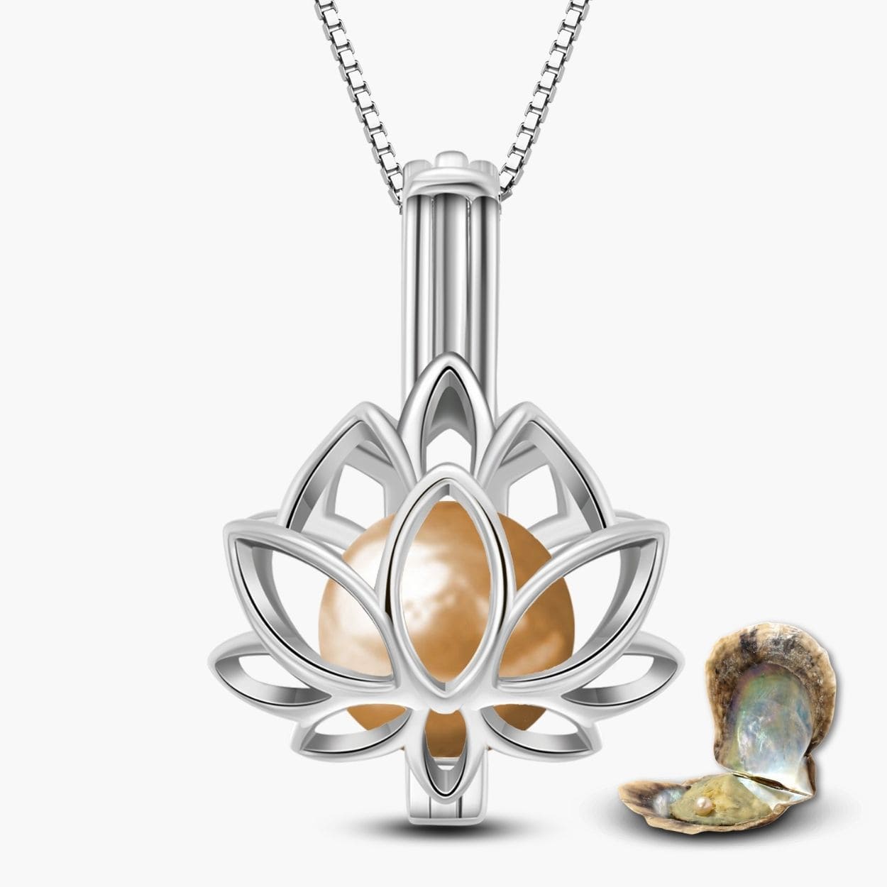 Collier Lotus + Huître