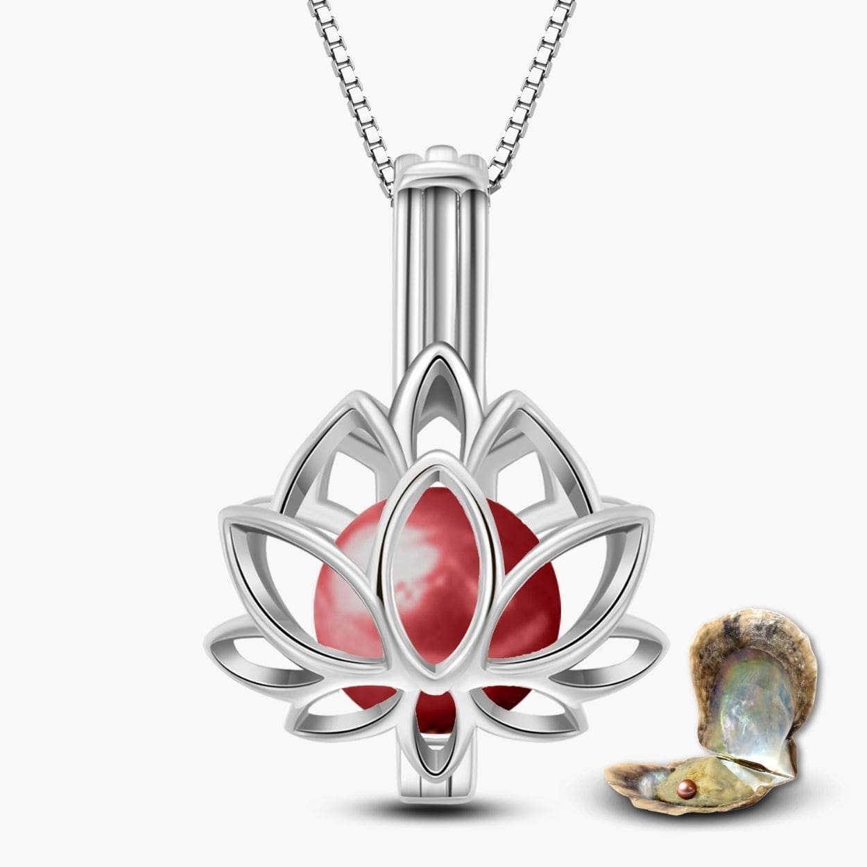 Collier Lotus + Huître