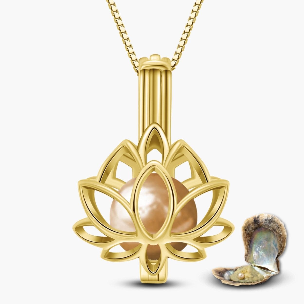 Collier Lotus + Huître